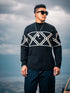 Men's Rhombus Soft Casual Plus Size Sweater
