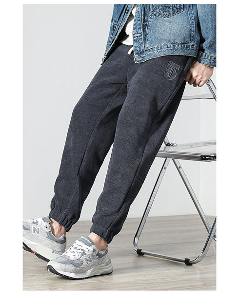 Men's Plus Size Running Drawstring Basic Fleece Joggers