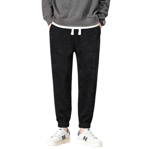 Men's Plus Size Running Drawstring Basic Fleece Joggers