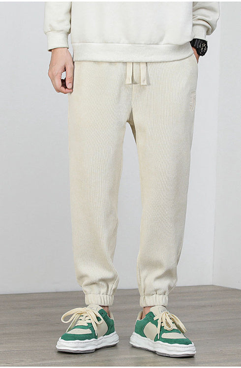 Men's Plus Size Running Drawstring Basic Fleece Joggers