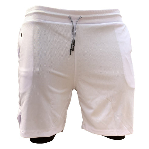 Men's Running Quick Dry 2 in 1 Athletic Shorts with Phone Pockets