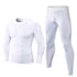 Men's Running Skinny Pants Suit Shirt Top Athletic Sets