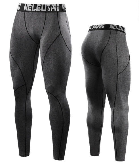 Men's Running Tights Athletic Workout Compression Pants