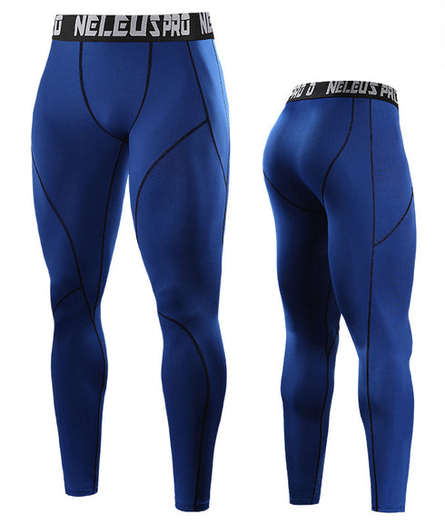 Men's Running Tights Athletic Workout Compression Pants