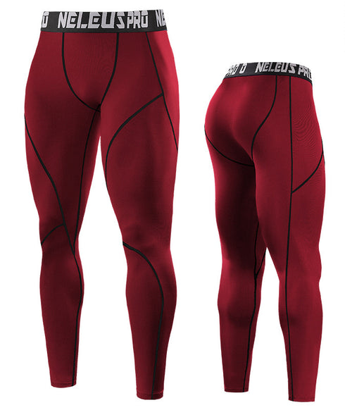 Men's Running Tights Athletic Workout Compression Pants