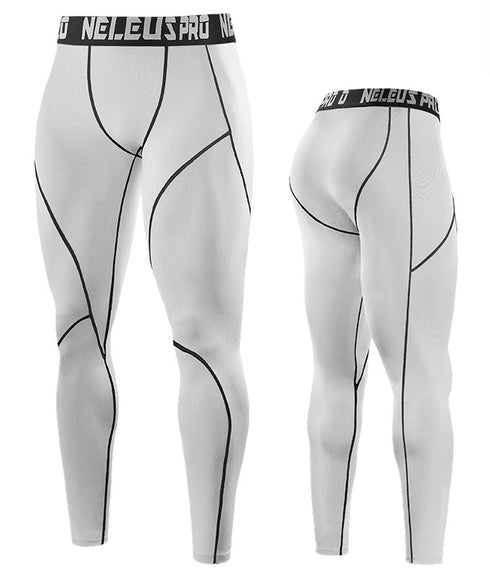 Men's Running Tights Athletic Workout Compression Pants