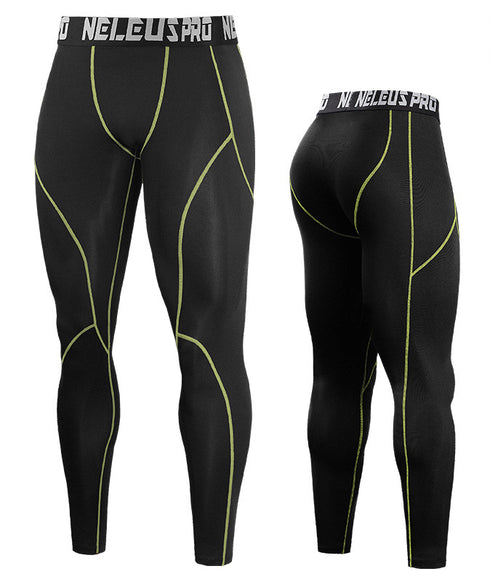 Men's Running Tights Athletic Workout Compression Pants