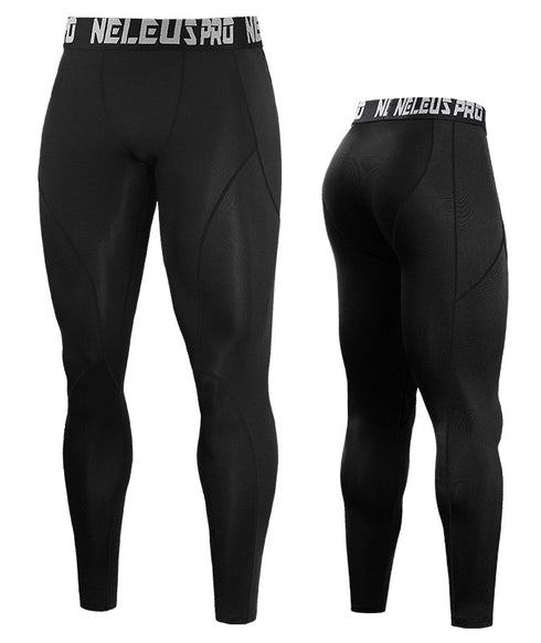Men's Running Tights Athletic Workout Compression Pants
