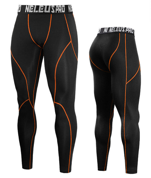 Men's Running Tights Athletic Workout Compression Pants