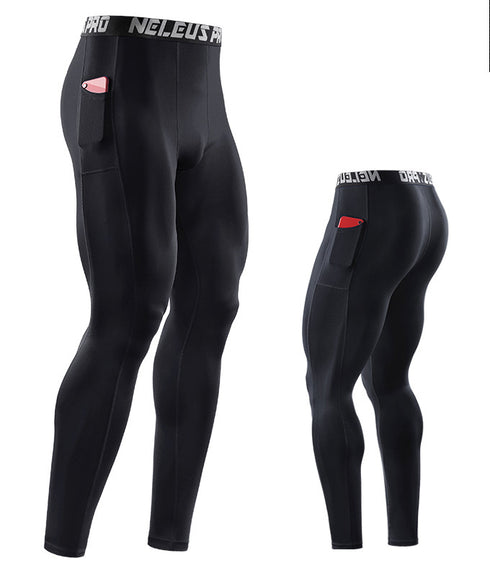 Men's Running Tights Leggings Athletic Yoga Compression Pants