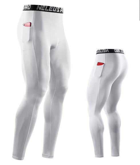 Men's Running Tights Leggings Athletic Yoga Compression Pants
