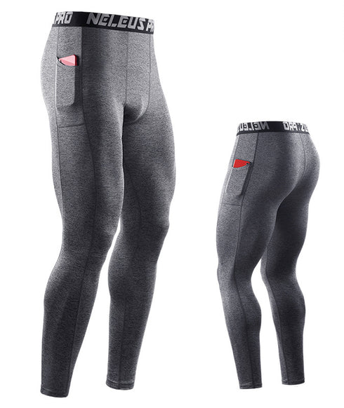 Men's Running Tights Leggings Athletic Yoga Compression Pants