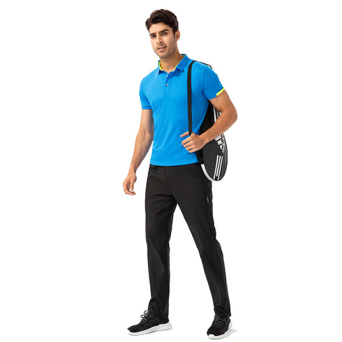 Men's Running Training Polo Shirts Quick Dry Golf T-shirt