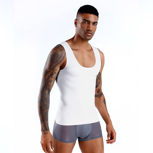 Men's Running Undershirt Breathable Slimming Tank Top