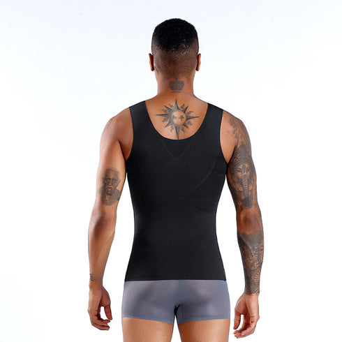 Men's Running Undershirt Breathable Slimming Tank Top