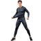 Men's Running Undershirt Skinny Printing Stretchy Pants Suit