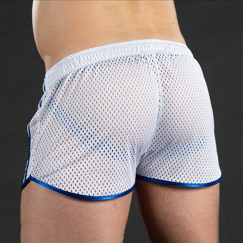 Men's Running Workout Bodybuilding Quick Dry Mesh Shorts