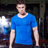 Men's Running Workout V-neck Short Sleeve Skinny T-shirt