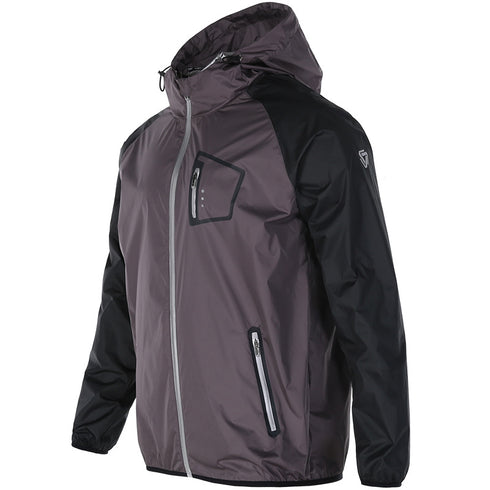 Men's Sauna Suits Zipper Gym Workout Sweat Jacket