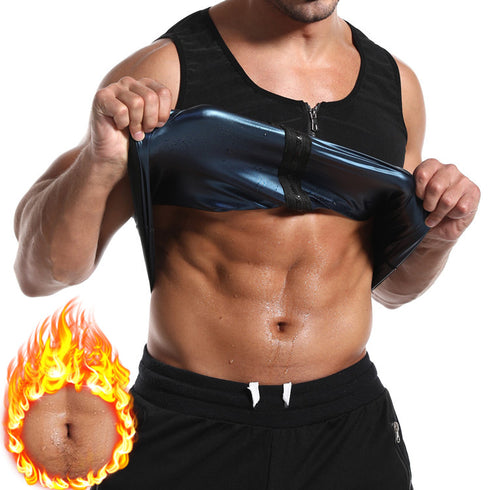 Men's Sauna Tummy Control Thermo Tank Tops Body Shaper