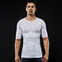 Men's Seamless Tummy Control Short Sleeve Shapewear