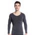 Men's Shapewear Long Sleeve Shirts Thermal Underwear
