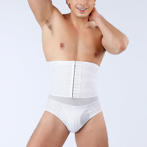 Men's Shaping 3 Rows Clasp Body Shaper Girdle Briefs