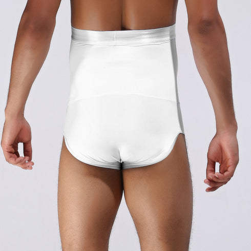 Men's Shaping Control Briefs with High Waist Girdle