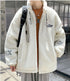 Men's Sherpa Jacket Full Zip Plus Size Winter Coat