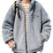 Men's Sherpa Jacket Full Zip Plus Size Winter Coat