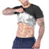 Men's Short Sleeve Undershirt Thermal Compression Body Shaper