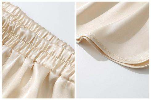 Men's Silk Boxers Lounge Sexy Panties Pajama Shorts