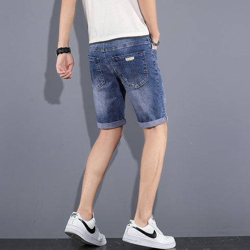 Men's Slim Fit Casual Summer Jean Denim Shorts