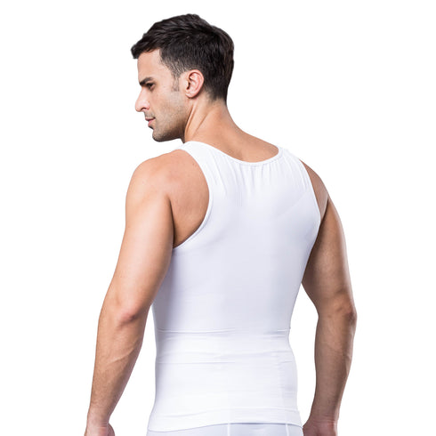 Men’s Slimming Seamless Body Shaper Compression Tank Undershirt