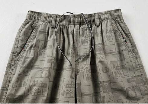 Men's Soft Loose Casual Gym Sweat Shorts with Pockets