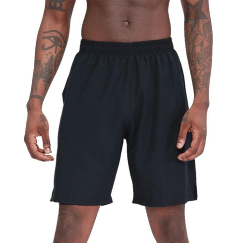Men's Solid Athletic Basketball Shorts with Pockets