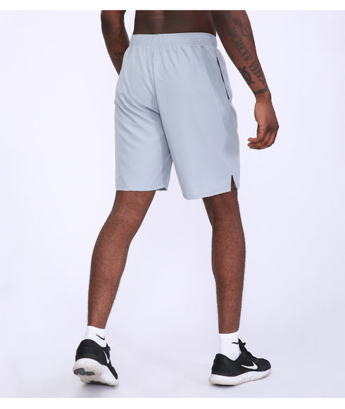Men's Solid Athletic Basketball Shorts with Pockets