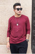 Men's Solid Big and Tall Crewneck Plus Size Sweatshirt