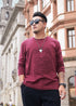 Men's Solid Big and Tall Crewneck Plus Size Sweatshirt