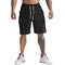 Men's Solid Bodybuilding Running Loose Training Jogging Shorts