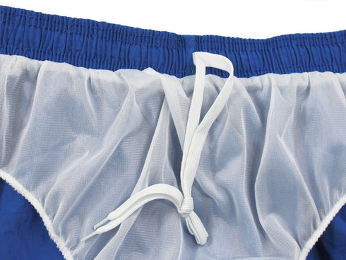 Men's Solid Casual Beach Shorts with Mesh Lined