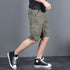 Men's Solid Colors Multi-Pocket Cargo Shorts