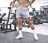 Men's Solid Gym Athletic Fitted Training Bodybuilding Shorts