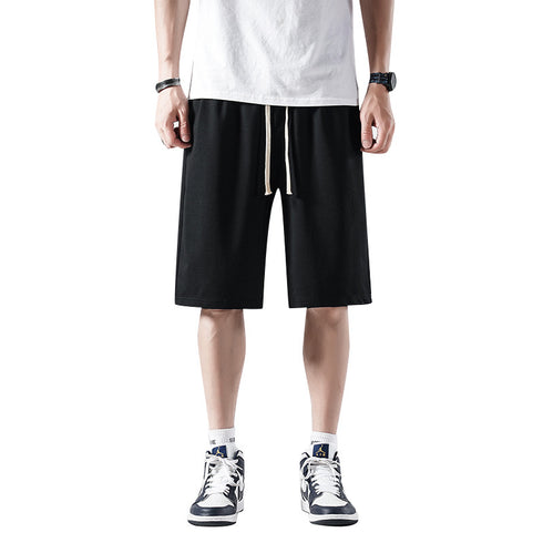 Men's Solid Outdoor Loose-Fit Athletic Basketball Shorts