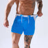 Men's Solid Swim Sport Swim Trunks with Pockets