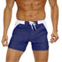 Men's Solid Swim Sport Swim Trunks with Pockets