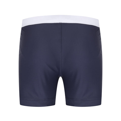 Men's Solid Swim Sport Swim Trunks with Pockets