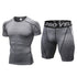 Men's Sport T-shirt Shaping Boxer Shorts Two Piece Shapewear