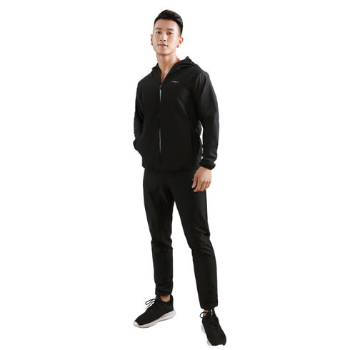 Men's Sports Pants Sauna Suits Side Pocket with Jacket