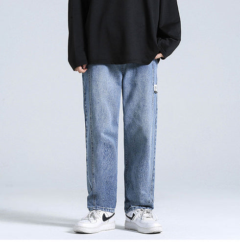 Men's Straight-Leg Loose Fit Denim Jeans